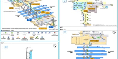 Iwochima estasyon tren a kat jeyografik
