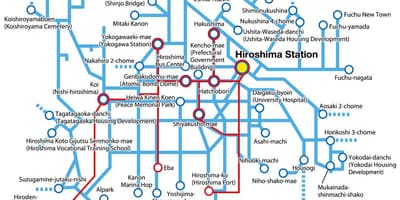 Kat jeyografik nan iwochima transpò